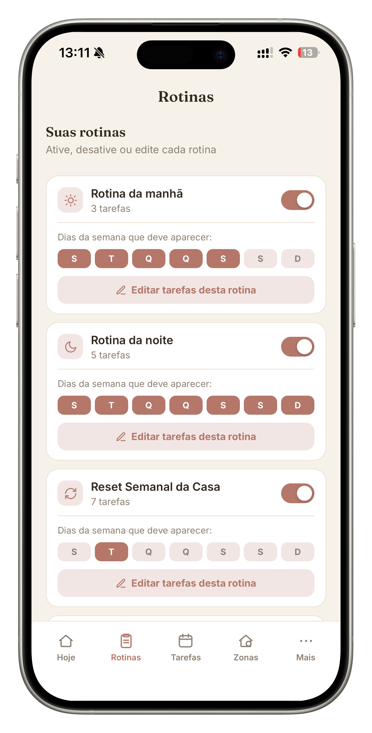 Print do app — Home Planny